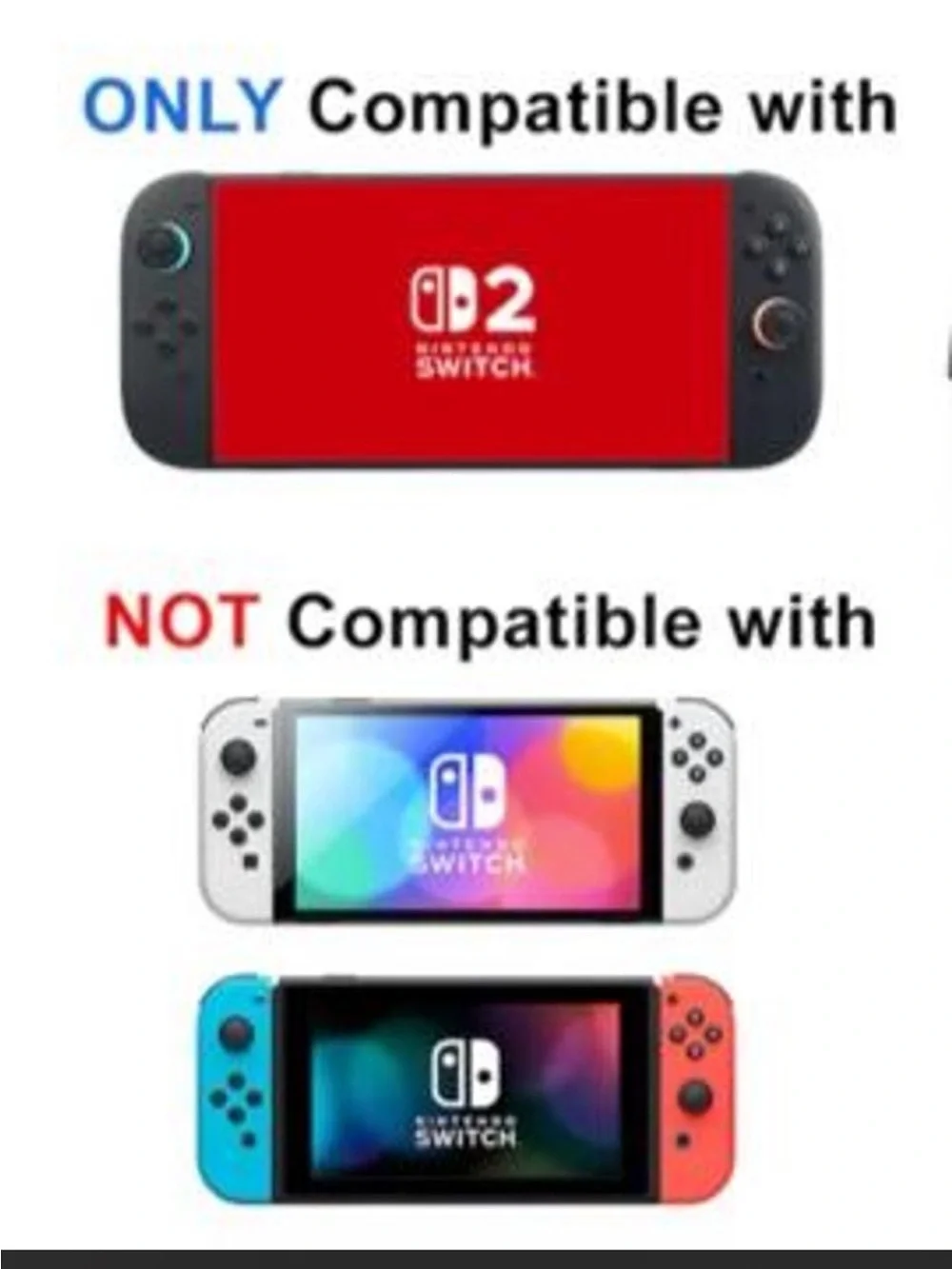NEXT Joy-Con 2 Quad Charging Station for Nintendo Switch 2 in black.